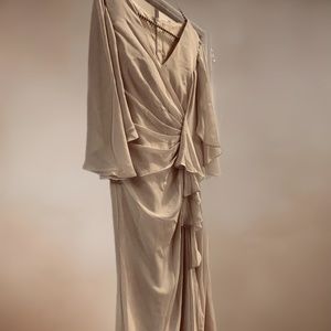 Brand new Promlily pale grey evening gown US sz 16